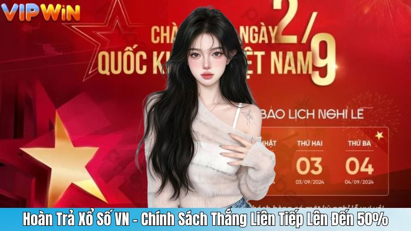 Hoàn Trả Xổ Số Vipwin Việt Nam – Chính Sách Thắng Liên Tiếp Lên Đến 50%